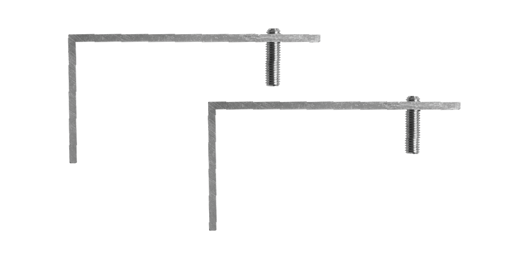 Z-Profil für Alurahmen Wandmontage,Abstand = 100mm
