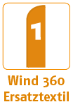 Beachflag Wind 360, Ersatzflagge