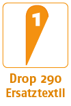 Beachflag Drop 290, Ersatzflagge